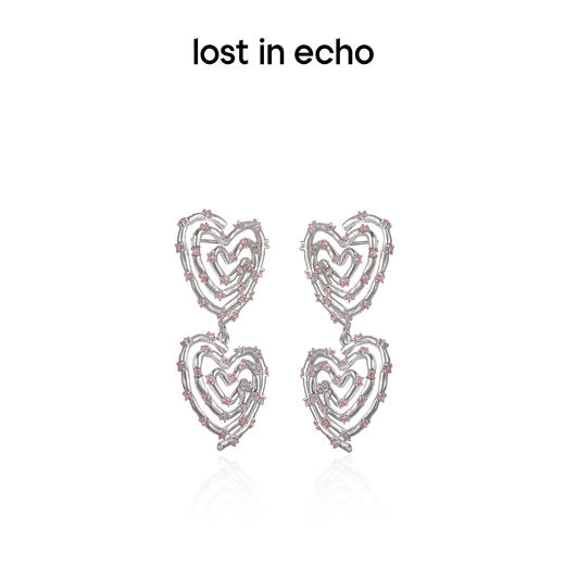泫雅同款lost in echo原创设计师款外星遗迹系列麦田爱心耳环耳坠 商品图1