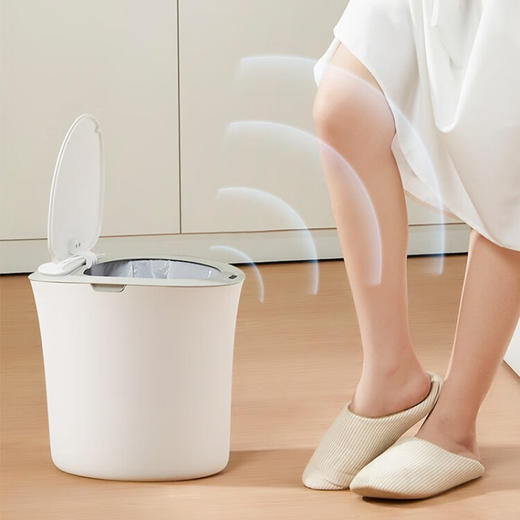 山水（SANSUI）食物处理机智能垃圾桶 白色 商品图1