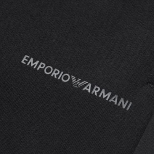 EMPORIO ARMANI 阿玛尼 男士棉质字母徽标印花休闲运动裤 黑色 3R1PV9 1JWPZ 0999 商品图3