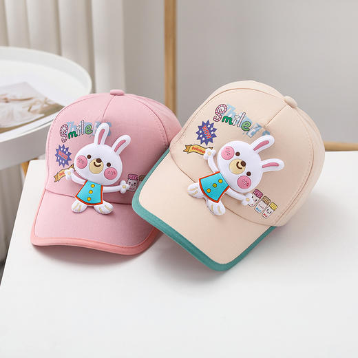 儿童帽子春夏季新款宝宝鸭舌帽男童女童棒球帽遮阳卡通韩版包边帽 商品图3
