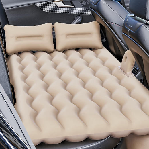 【好物推荐】汽车用品折叠车载充气床 PVC植绒汽车充气床垫 商品图0