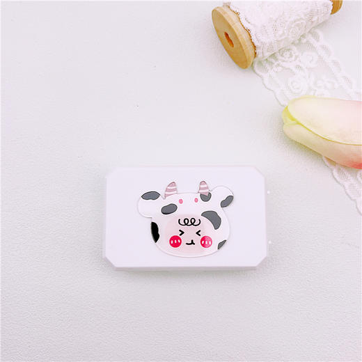 新款卡通动物美瞳盒隐形眼镜盒伴侣盒双联盒WL150 商品图5