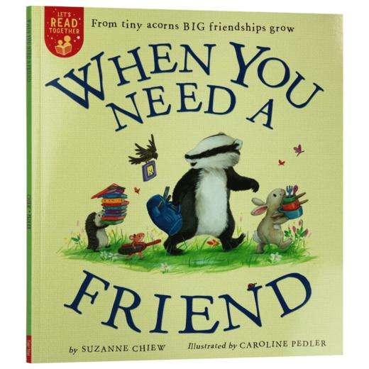 英文原版绘本 When You Need a Friend 当你需要朋友的时候 Let's Read Together系列1 英文版 商品图4