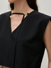 Viktoria Chan | SS23037 Tine V neck top [ 短背心 浅卡其 / 黑 ] 商品缩略图2