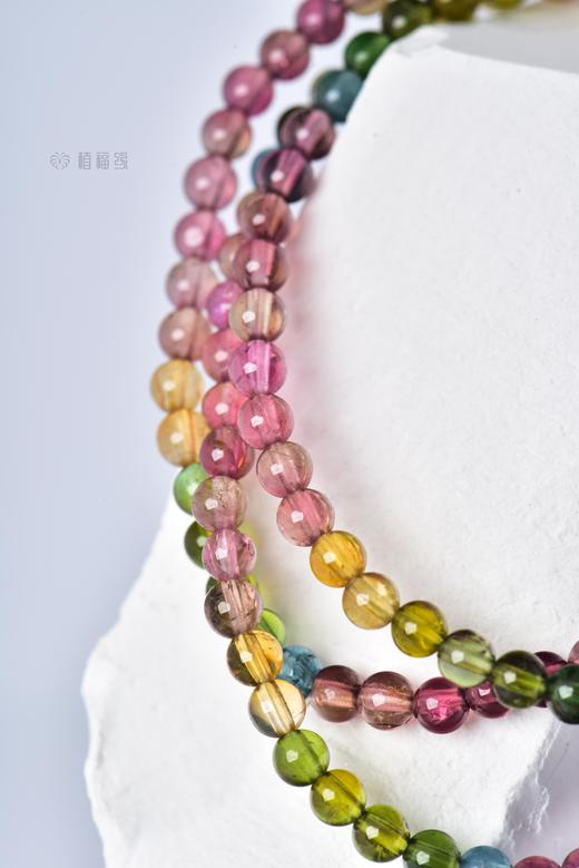 【虹彩】彩虹碧玺多圈手串    CB230307602 商品图4