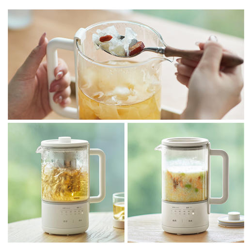 [屁侠推荐]olayks养生壶 多功能mini煮茶器 玻璃花茶烧水壶 商品图3