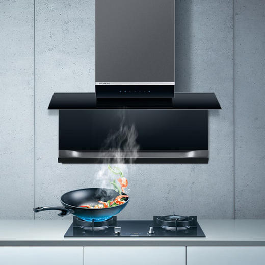 西门子（SIEMENS） 7字型顶侧双吸油烟 家用大吸力超薄智能变频抽油烟 除菌自清洁 LS68FC9C2W 商品图8