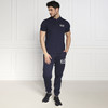EMPORIO ARMANI EA7 阿玛尼 男士棉质字母徽标印花短袖polo衫 蓝色 3RPF18 PJ04Z 1554 商品缩略图3