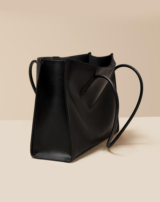 Safiya/索菲娅二层牛皮2023新款托特包单肩包包女式手提包女包 SF900285Y 商品图5