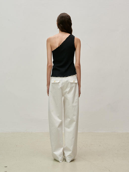 Viktoria Chan | SS23012 Astrid pleated trousers[ 长裤 黑 / 白 / 浅米 ] 商品图8