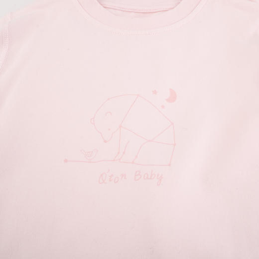 棉果果商场同款春季新品女童套头套装80-130尺码内衣家居服睡衣套装2件套上衣+裤子M121302223113 商品图1