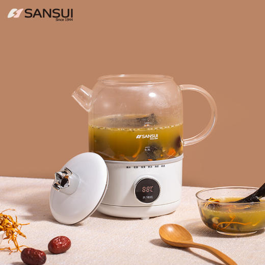 山水（SANSUI）多功能养生壶  KT-900 白色 商品图2
