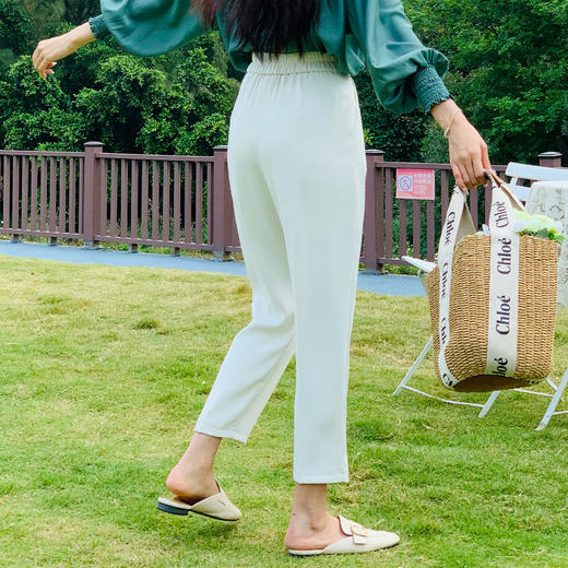 【百图lulu定制】【竹子西裤】直筒 小脚  九分裤 商品图10