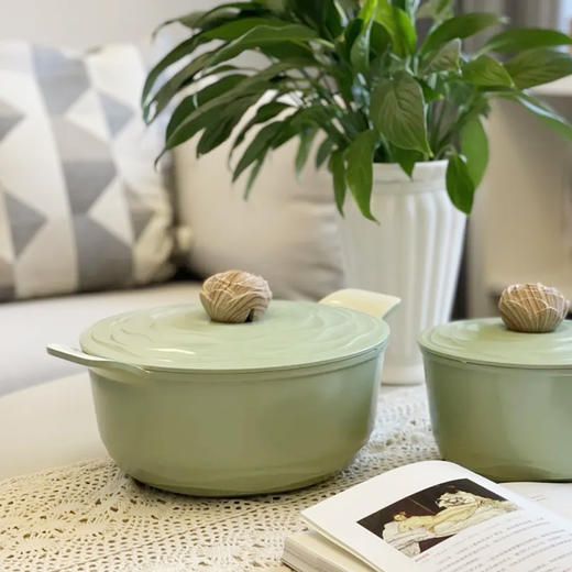 amercook陶瓷不粘锅森林之花大容量炒锅少油烟煎锅辅食奶锅炖汤锅 商品图1