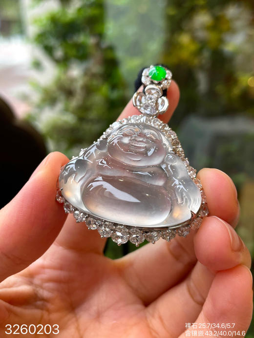 玻璃佛公吊坠【3260203】具体价格微信咨询 商品图2
