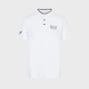 EMPORIO ARMANI EA7 阿玛尼 男士字母徽标印花短袖polo衫 白色 8NPT21 PJEMZ 1100 商品缩略图0