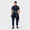 EMPORIO ARMANI EA7 阿玛尼 男士棉质字母徽标印花短袖polo衫 蓝色 3RPF17 PJ03Z 1554 商品缩略图3