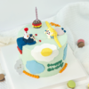 烤爱·生日蛋糕系列·情侣手绘·多口味可选·聚会情人节纪念日生日节日【仅限深圳同城配送】 商品缩略图1