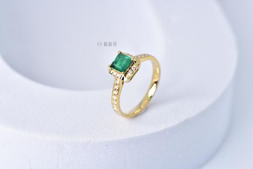 【简爱】镶钻祖母绿戒     CB12302087 商品图5