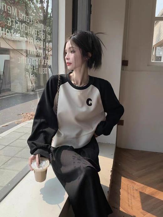 【GZ】无忧购美式圆领华棉复古牛奶丝时尚正肩卫衣5017（截单后7天发货) 商品图1