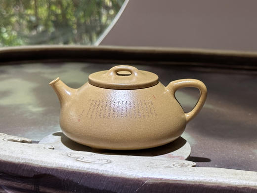 名家紫砂壶｜蒋小军·心舟石瓢壶（原矿黄金段泥·壬寅手作）200cc 商品图0