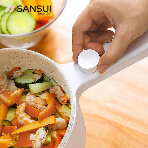 山水（SANSUI） 电煮锅多功能 1.5升白色 SD-62A 商品图4