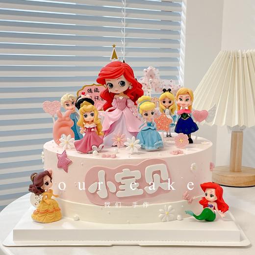 公主的一家粉色小宝贝蛋糕-低糖处理无添加 商品图3