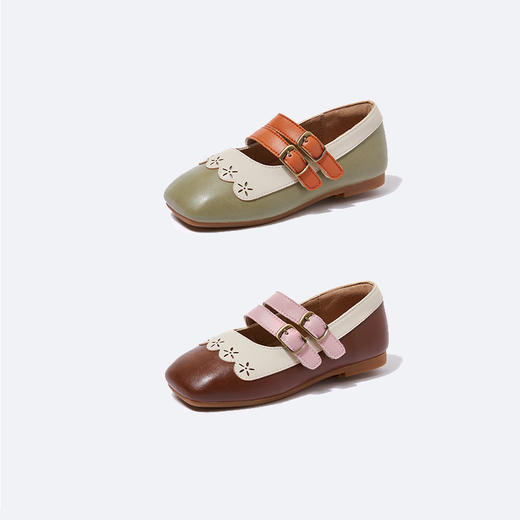 mrbaby女童小皮鞋2024春季新款儿童鞋幼儿园室内鞋百搭公主鞋软底 商品图4