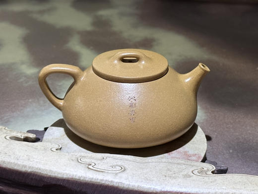 名家紫砂壶｜蒋小军·心舟石瓢壶（原矿黄金段泥·壬寅手作）200cc 商品图1
