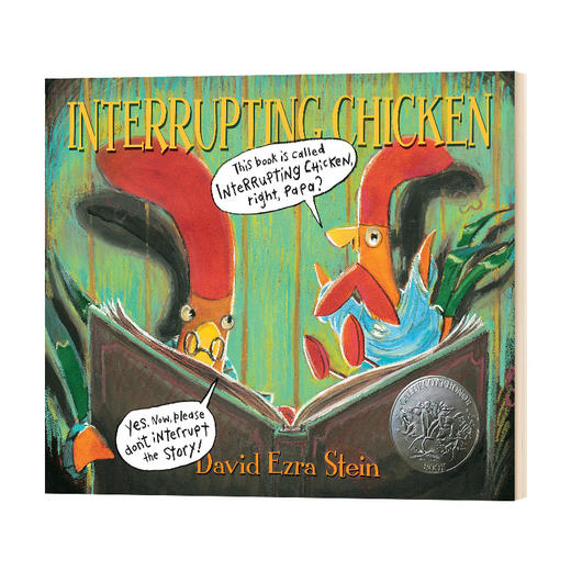 爱打岔的小鸡 英文原版 Interrupting Chicken  2011年凯迪克大奖绘本 英文版 进英语书籍 商品图0