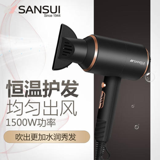 山水（SANSUI） 电吹风 3280 黑色 商品图1