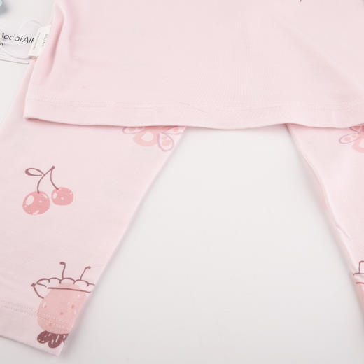 棉果果商场同款春季新品兰精莫代尔套头套装80-130尺码内衣家居服睡衣套装2件套M121302423103 商品图5