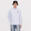 【二】KENZO 高田贤三 男士棉质“BOKE FLOWER”徽章刺绣休闲长袖衬衫 浅蓝色 FD55 CH410 9LO 64 商品缩略图1