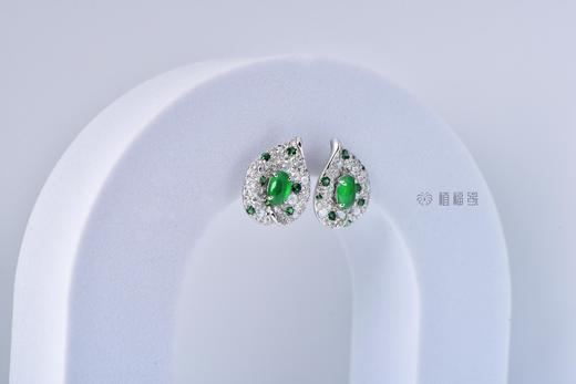 【掌上明珠】甜美红掌满绿耳钉    EZ12211081 商品图2