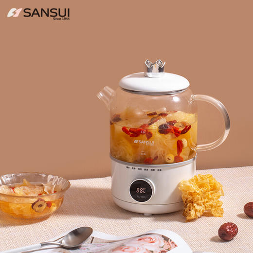 山水（SANSUI）多功能养生壶  KT-900 白色 商品图1