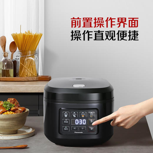 松下电饭煲 备长炭内胆家用智能可预约电饭锅大容量4.8L适合1-8人 SR-D18HA2 黑色 商品图2