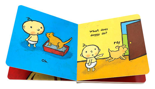 英文原版 Potty 上厕所 一根毛脏小孩系列绘本 幼儿英语启蒙纸板书 Leslie Patricelli 培养宝宝上厕所 英文版进口原版书籍 商品图1