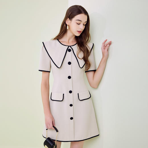 NF837斯尔丽瑟俪2023春夏新款时尚减龄设计感连衣裙 商品图0