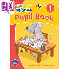 【中商原版】Jolly Phonics Pupil Book 1快乐自然拼读学生课本1（彩色版）（印刷体）- 修订版 英文原版进口教材教辅参考书