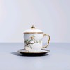 华祥苑杯子茶具 石榴家园夫人瓷-240Ml商务对杯三件套 商品缩略图4
