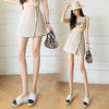 【新款时尚高腰显瘦！夏季裙裤】排扣西装a字短裤女外穿2023休闲阔腿裤 商品缩略图0