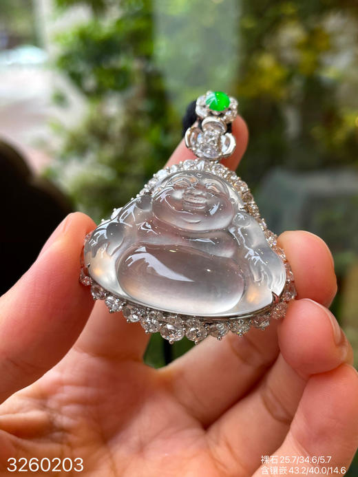 玻璃佛公吊坠【3260203】具体价格微信咨询 商品图5