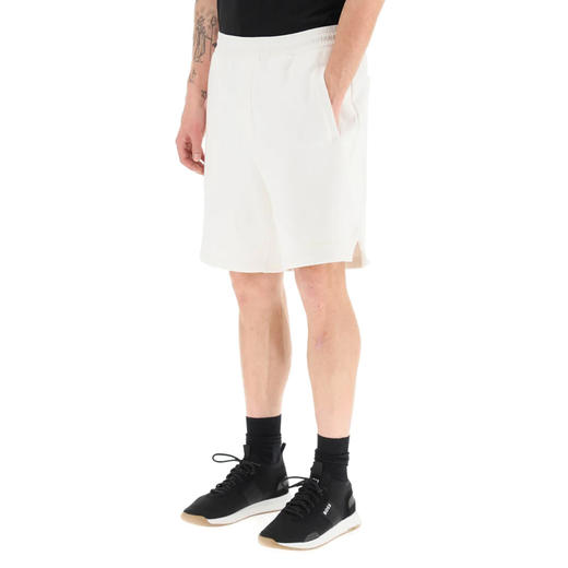 EMPORIO ARMANI 阿玛尼 男士棉质休闲短裤 白色 3R1PV8 1JWPZ 0101 商品图2