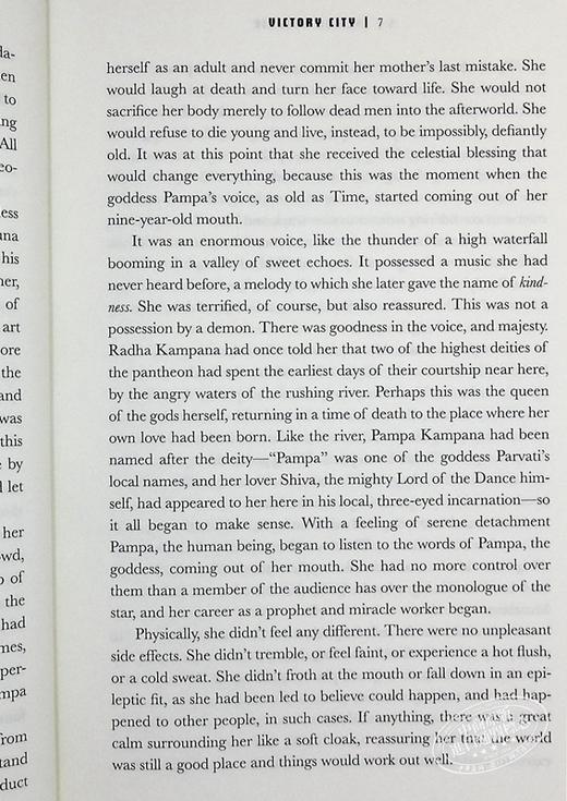 【中商原版】胜利之城 萨尔曼 鲁西迪 布克奖得主 Victory City 英文原版 Salman R*shdie 魔幻写实主义 商品图6