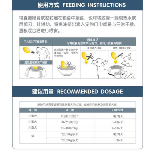 麦德氏优晶钻鱼油狗狗猫咪滋养毛囊养护皮毛营养品20g 商品图2