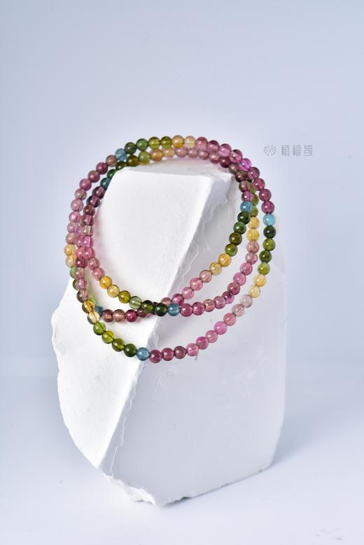 【虹彩】彩虹碧玺多圈手串    CB230307602 商品图2
