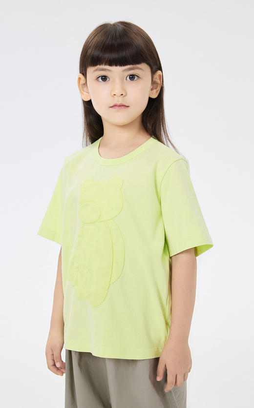 jnby  23年夏款   针织棉立体图案短袖T恤  1N4111970 商品图4