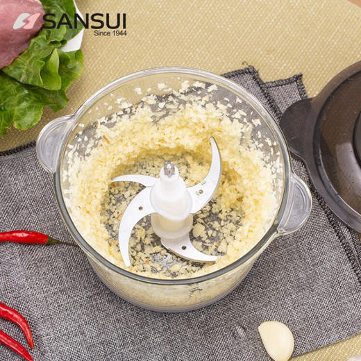 山水（SANSUI）家用电动多功能辅食料理 1.8升【加厚玻璃碗】 商品图2