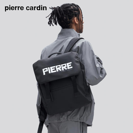 皮尔卡丹leisure系列 男士时尚字母双肩包电脑包 商品图1