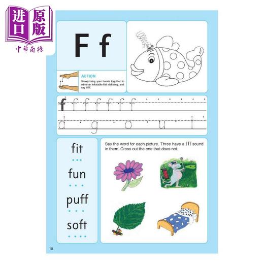 【中商原版】Jolly Phonics Pupil Book 1快乐自然拼读学生课本1（彩色版）（印刷体）- 修订版 英文原版进口教材教辅参考书 商品图3